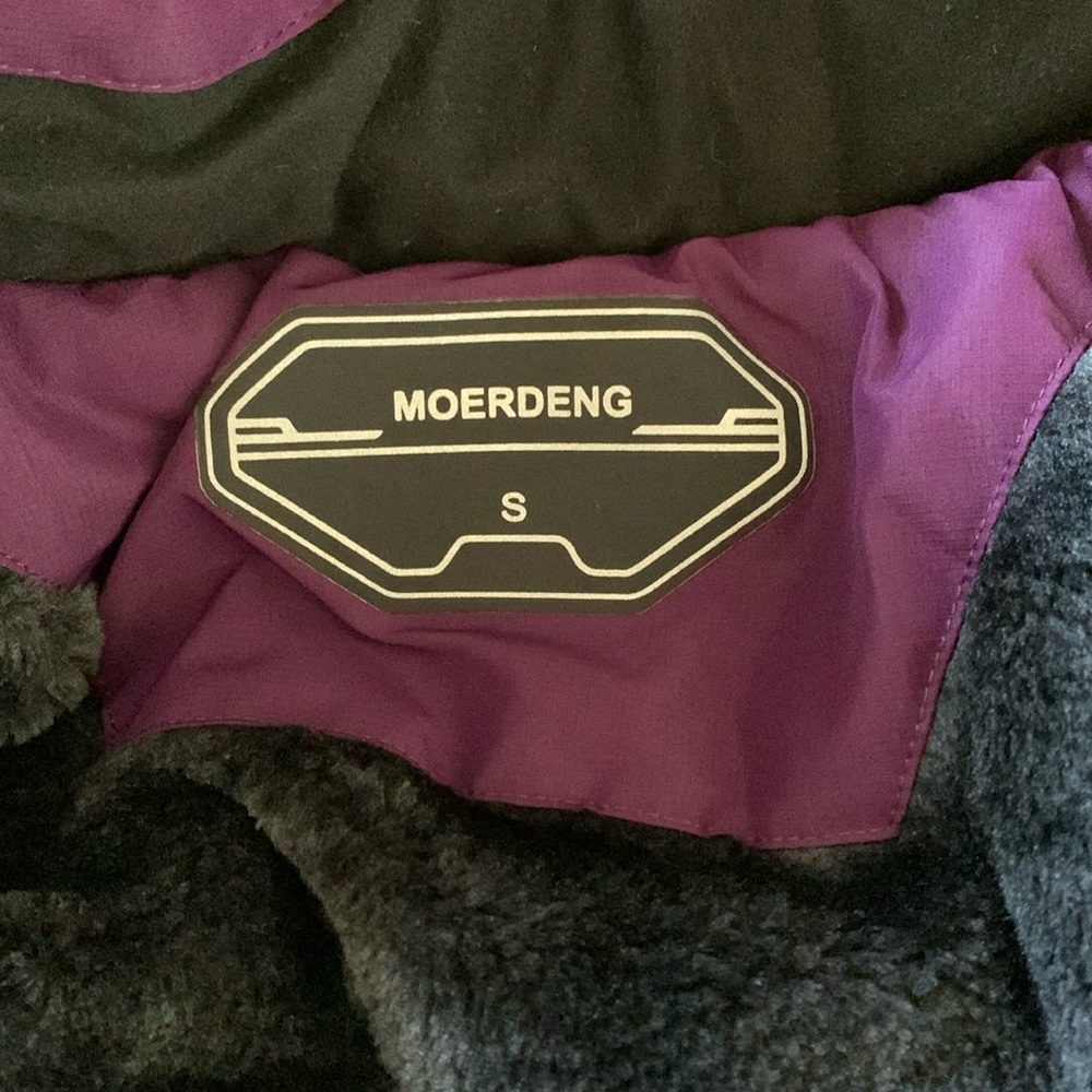 Women's Moerdeng Purple water proof Insulated Hooded Winter Parka - Picture 9 of 10